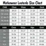 MW1405 Adult Gymnastics Leotard by Motionwear